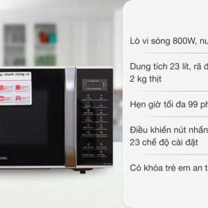 Lò vi sóng có nướng Panasonic NN-GT35HMYUE 23 lít